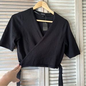 Torrid wrap crop top